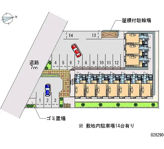 川越市木野目　月極駐車場（LP）